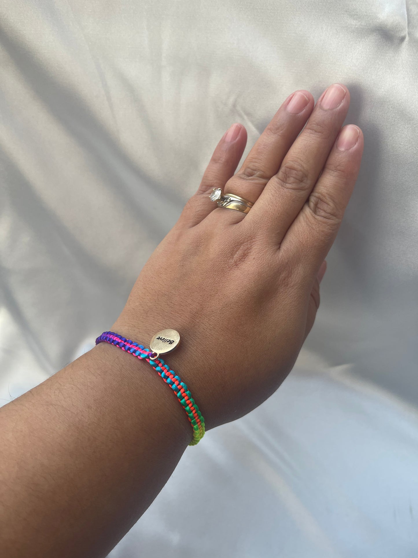 Believe Charm Bracelet